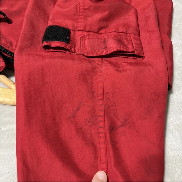 Structure Jacket Men's Medium Full Zip Nylon Windbreaker With In Collar Hood. - Picture 13 of 13